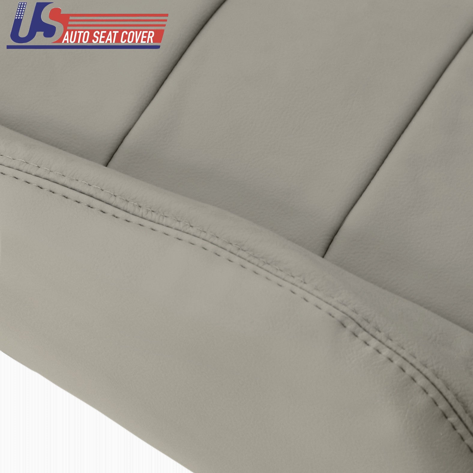 Passenger Upper top Backrest Leather Seat Cover Gray For 2004-06 TOYOTA SEQUOIA