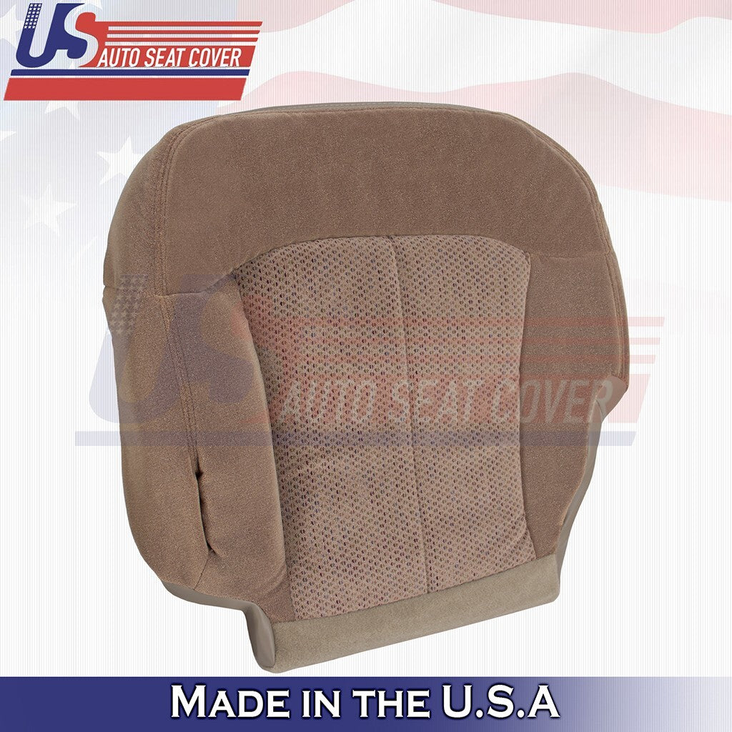 1999 2000 2001 2002 Fits Chevy Silverado Driver Bottom Cloth Cover Dark Tan