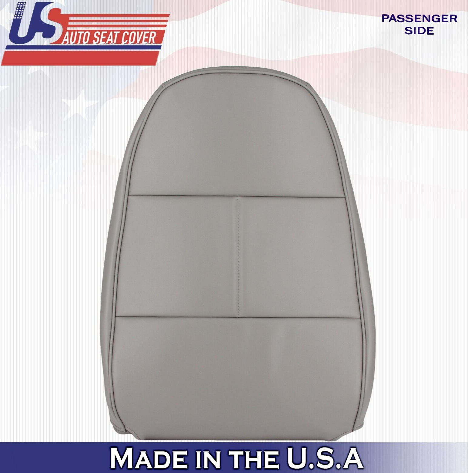 1992 to 1999 For Ford E550 Econoline Van Passenger Top Vinyl Seat Cover Gray