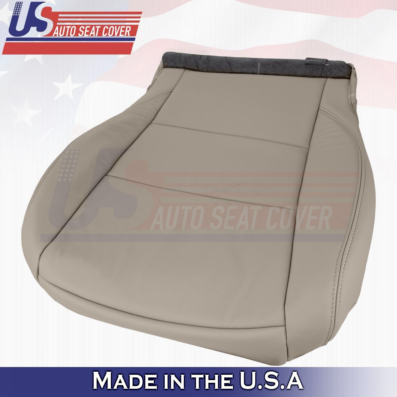 2017 to 2020 Fits Toyota Sienna Driver Bottom & Top Leather Seat Cover Tan
