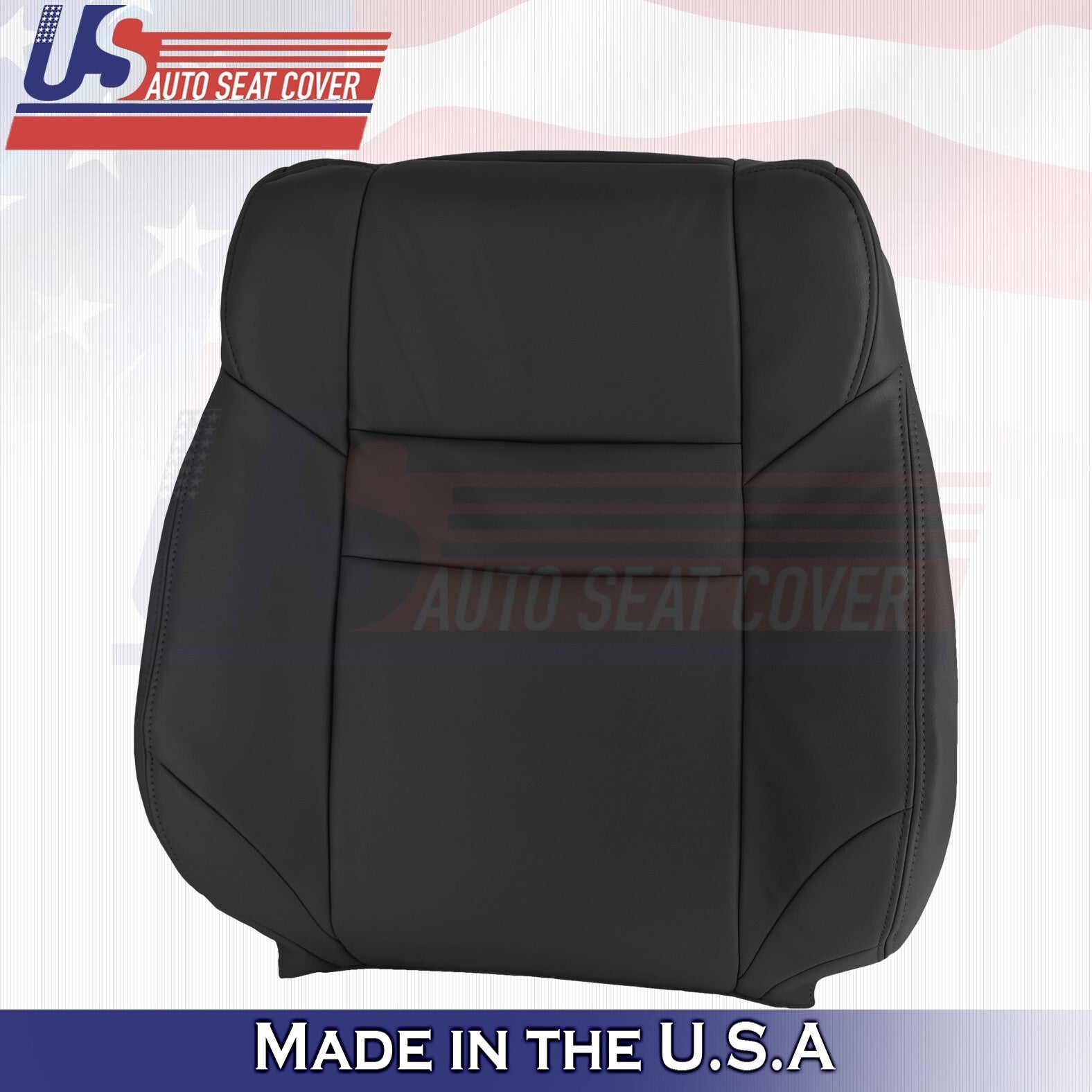 2012 to 2015 For Honda CR-V Front Driver Side Top Genuine Leather Seat Cover BLK
