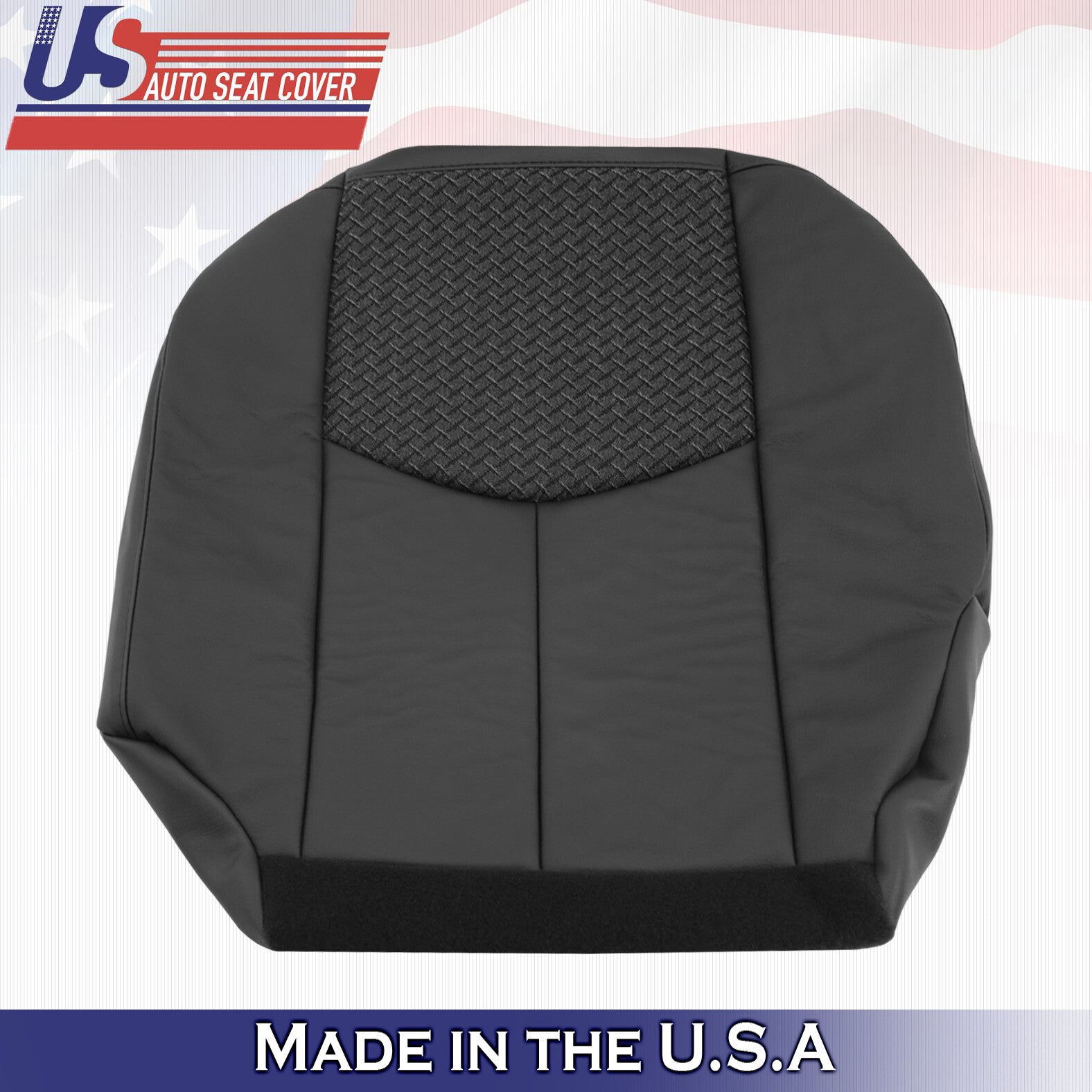 Chevy Avalanche 1500 2500 LT DRIVER Bottom Leather/Cloth Cover DK Gray 2003 2004
