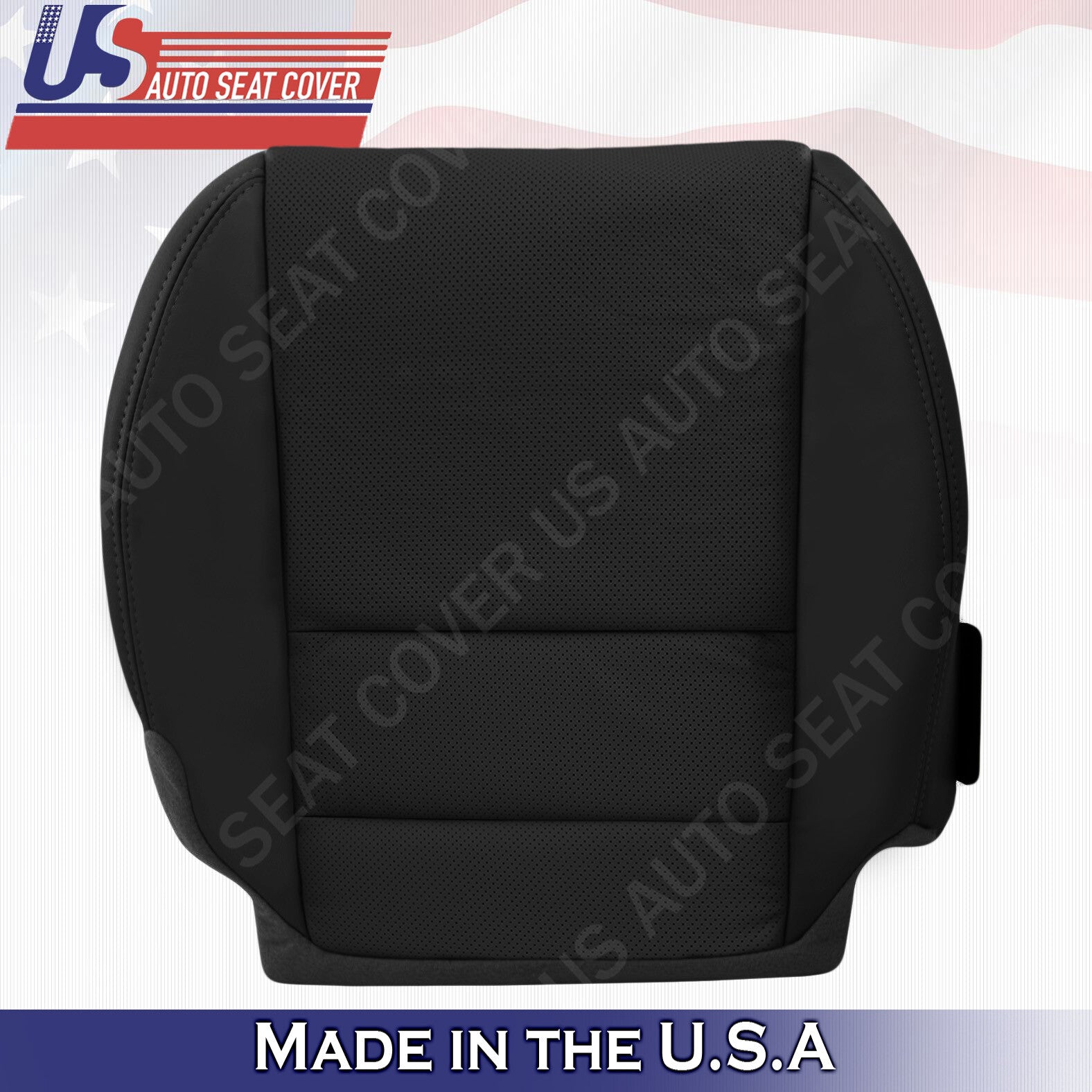 Driver Passenger Bottom seat cover Black for 2007-2012 Acura MDX