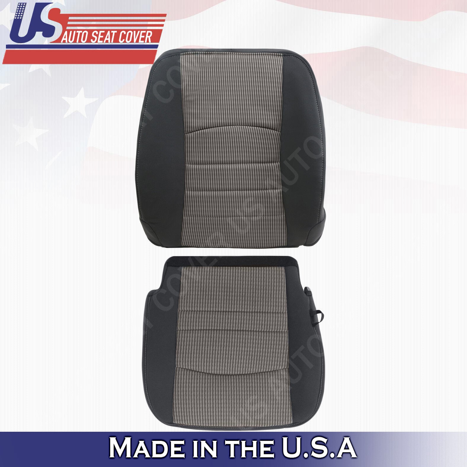 Top Lean Back Cloth seat cover replacement 2009 to 2012 Fits Dodge Ram1500 2500