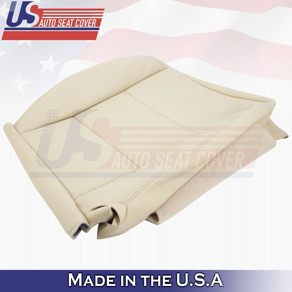 2013 to 2018 Fits Toyota Avalon XLE Driver Top& Bottom Leather Cover Almond Tan