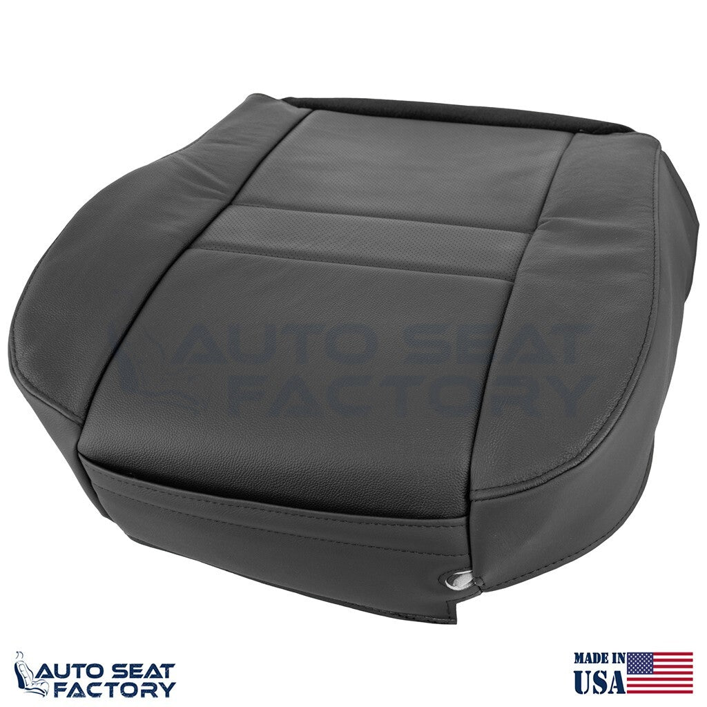 For 2006 2007 Chevy Monte Carlo Left & Right Bottom Perf Black Vinyl Seat Covers