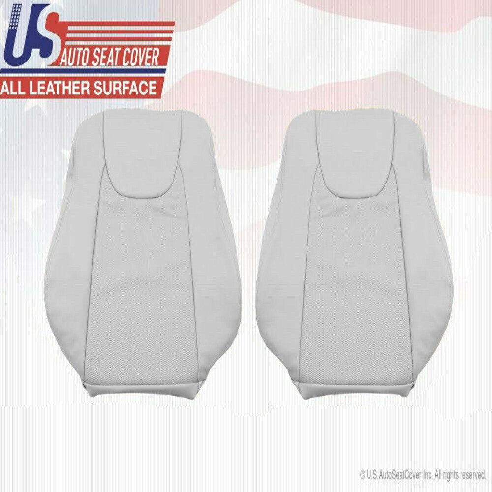 Fits 2010 to 2013 Lexus RX350 RX450 Front Lean Back Perforated Covers in Gray