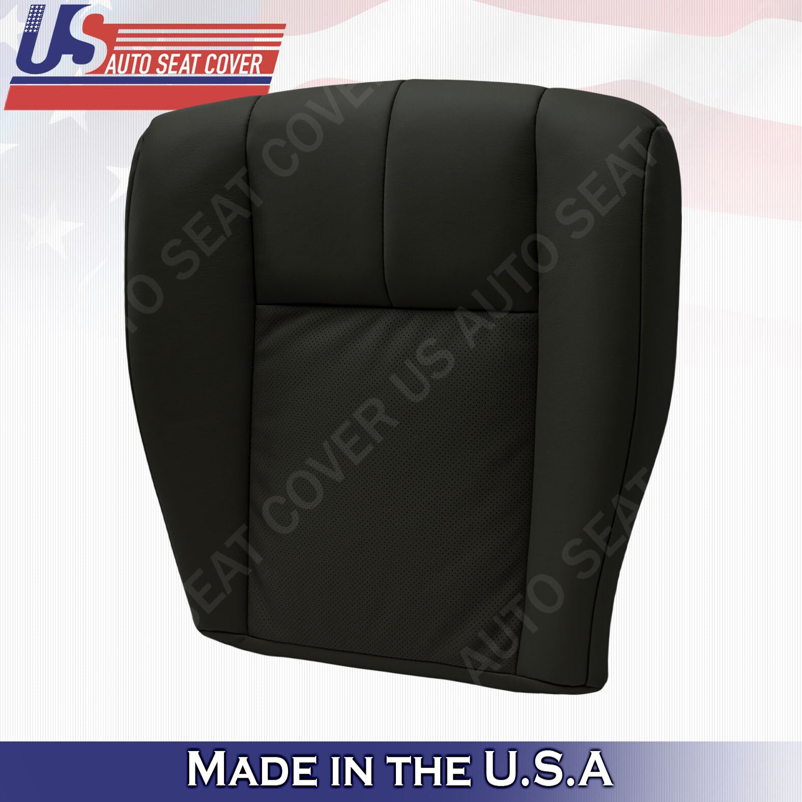 2005 to 2010 Cadillac STS Driver & Passenger Bottoms Perforated Cover BLACK