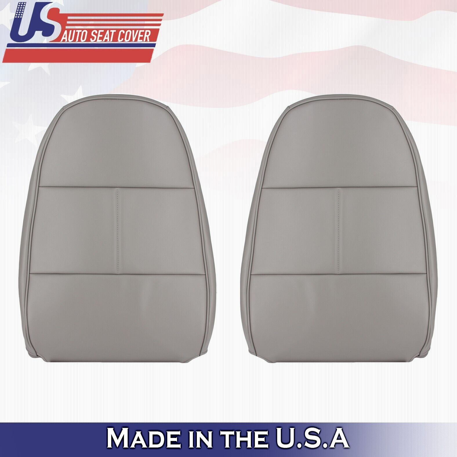 1992 to 1999 For Ford E150 Econoline van Driver Passenger Top Vinyl Covers Gray