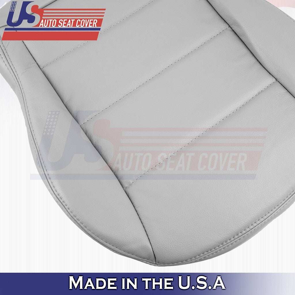 1999 to 2004 Fits Volkswagen Jetta Driver & Passenger Bottoms Leather Cover Gray