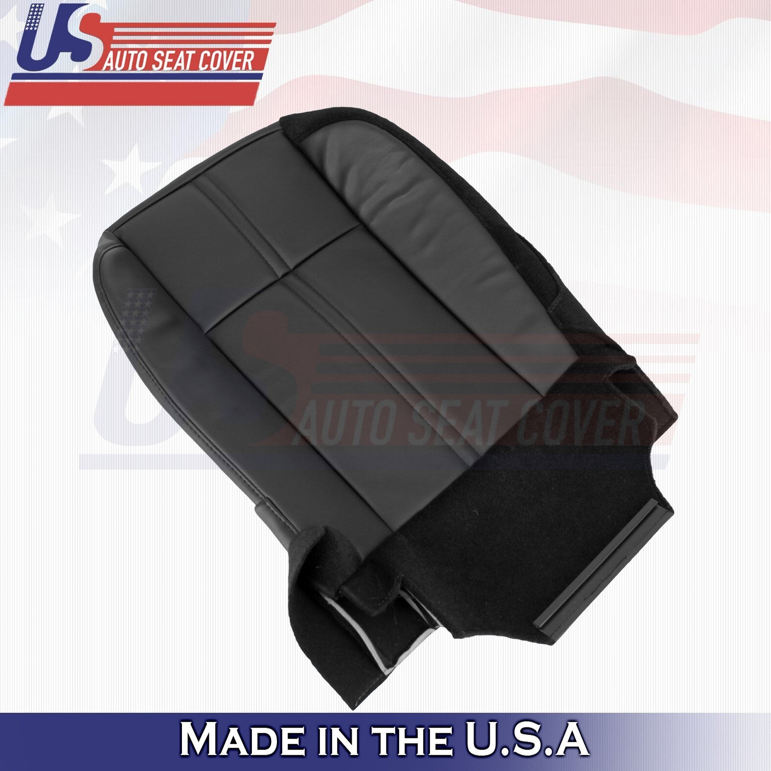 1997 to 2006 For Jeep Wrangler Driver Bottom Leather Seat Cover Black