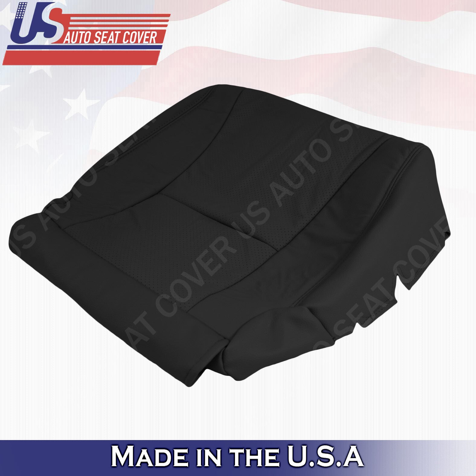 For 2007 2008 2009 Lexus LS460 DRIVER Bottom Perforated Leather Cover Black