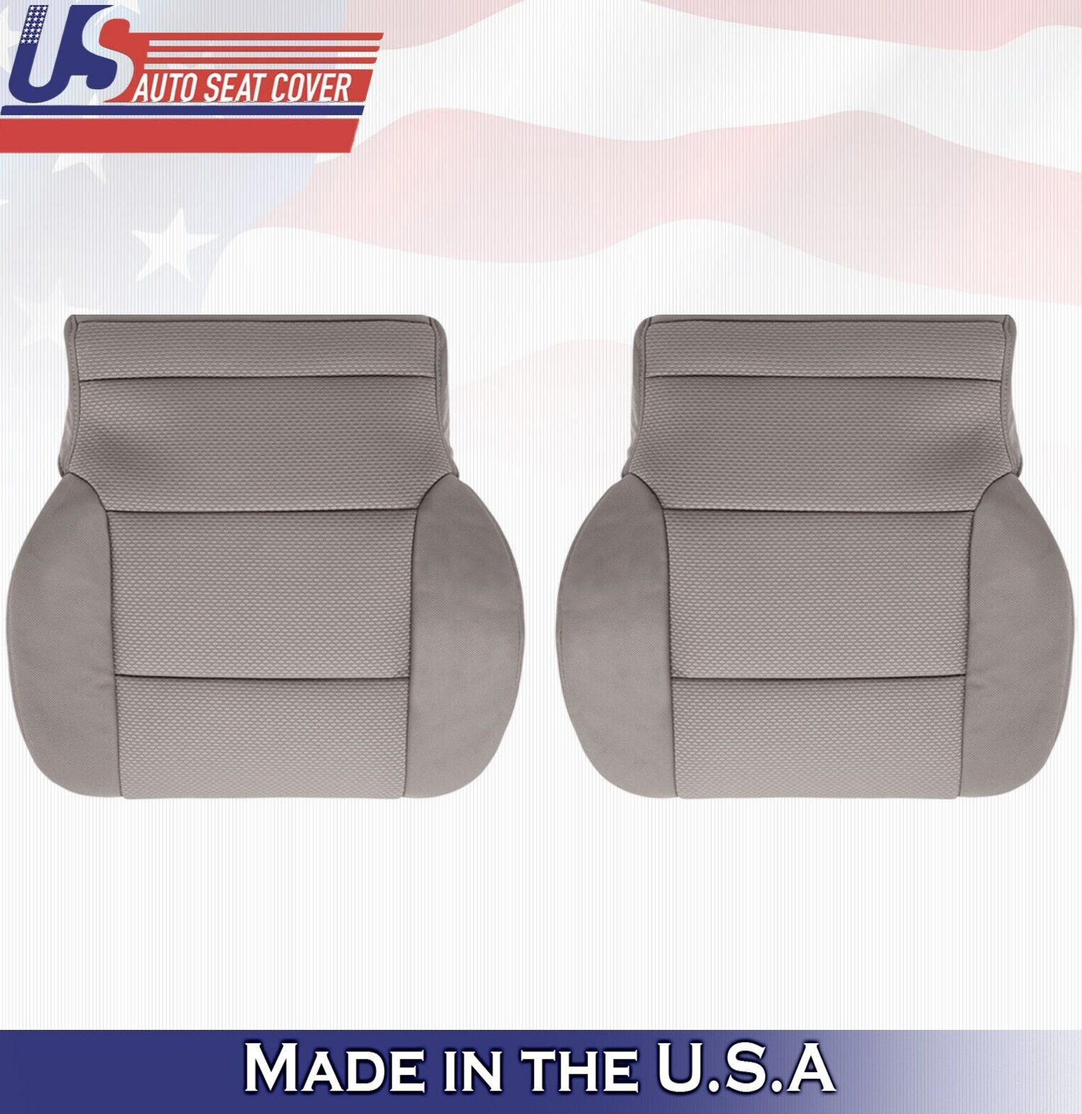 2015 2016 For Chevy Silverado 2500 3500 Driver Passenger Bottom Cloth Covers Tan