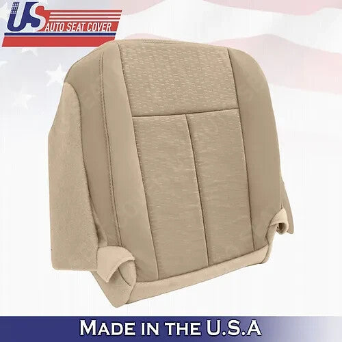 2007 to 2014 Fits Ford Expedition Front Set Tops & Bottoms Cloth Cover Camel Tan