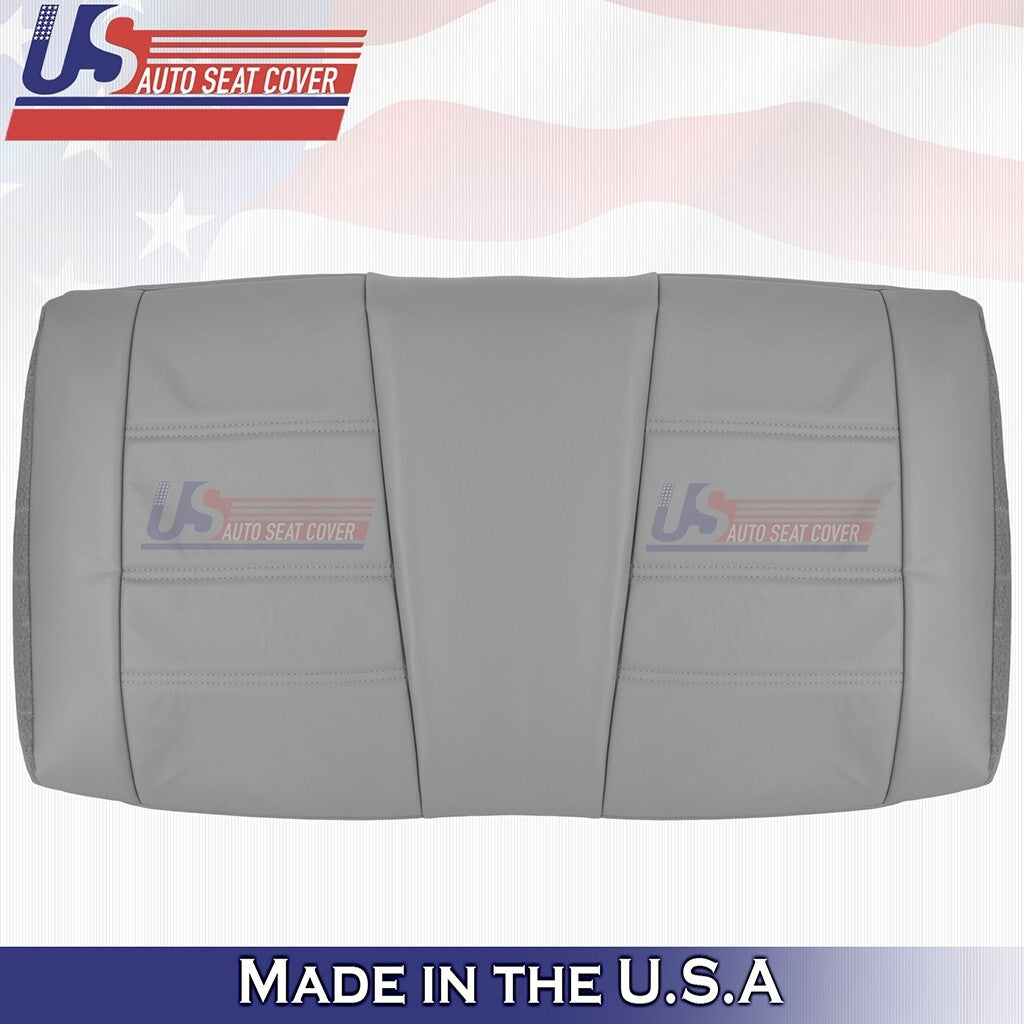 1999 2000 2001 Fits Ford Mustang V6 Rear Bench Bottom &Top Leather Cover Gray