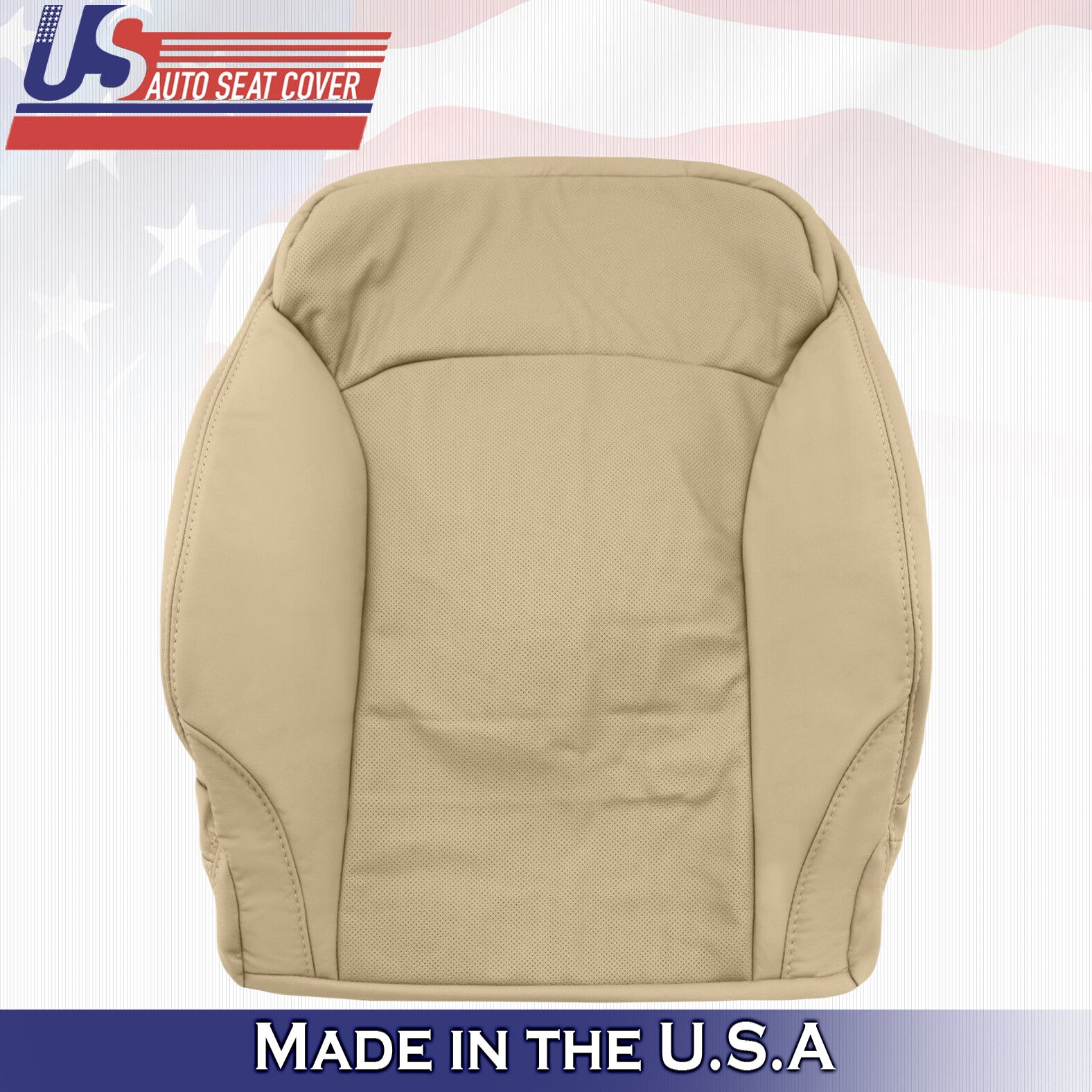 2006 to 2013 For Lexus IS250 IS350 Driver Top & Bottom Leather Seat Covers Tan