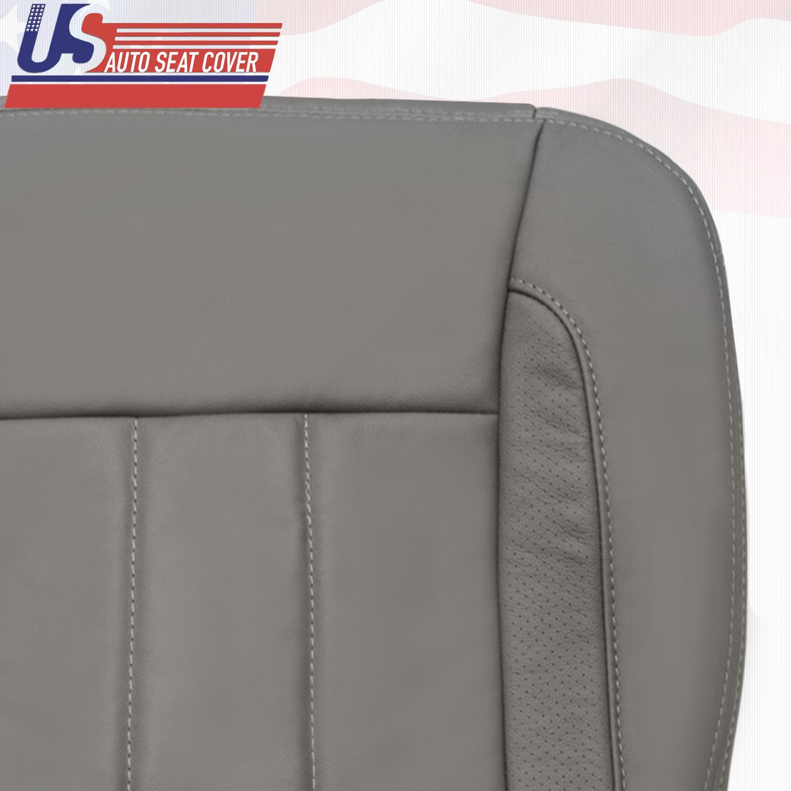 2006 to 2009 Fits Dodge Ram Laramie Driver Bott20om Leather Seat Cover Khaki Tan