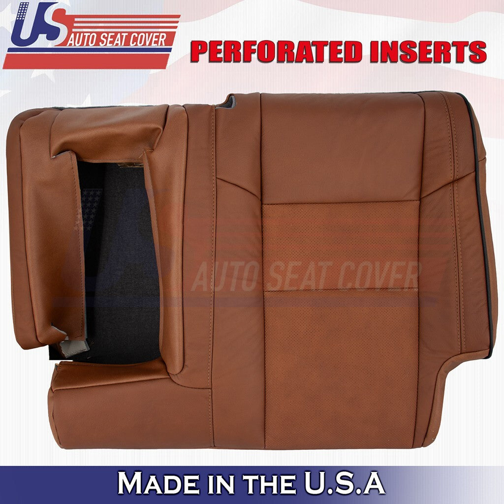 2011 to 2020 For Grand Cherokee Overland Rear Tops & Bottoms Leather Cover Brown