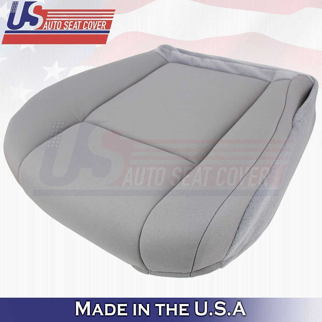 2012 to 2019 For Ford Econoline Van Front Passenger Bottom Cloth Seat Cover Gray