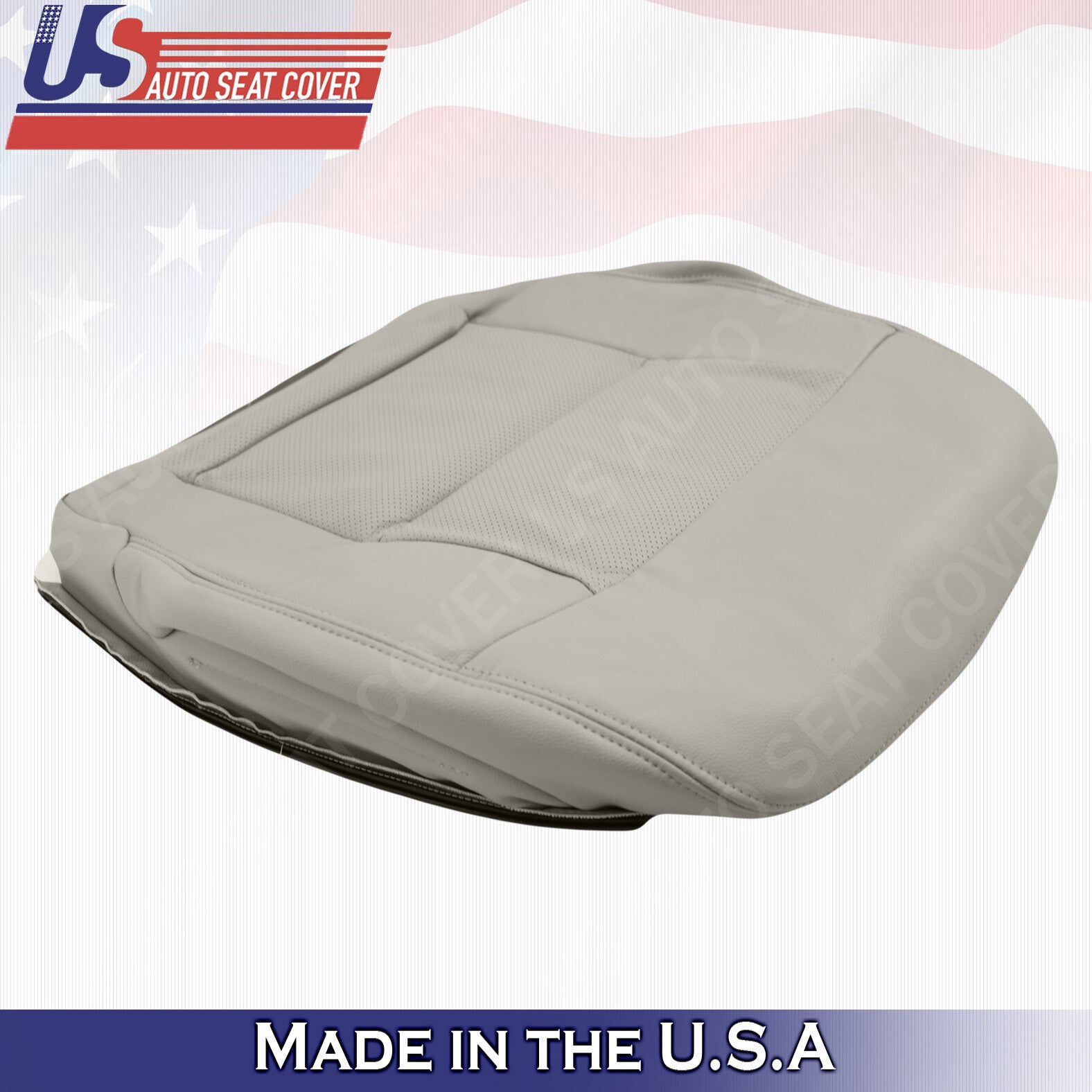 For 2010 TO 2013 Mercedes Benz E350 E550 Front Bottoms Leather Cover Ash Gray