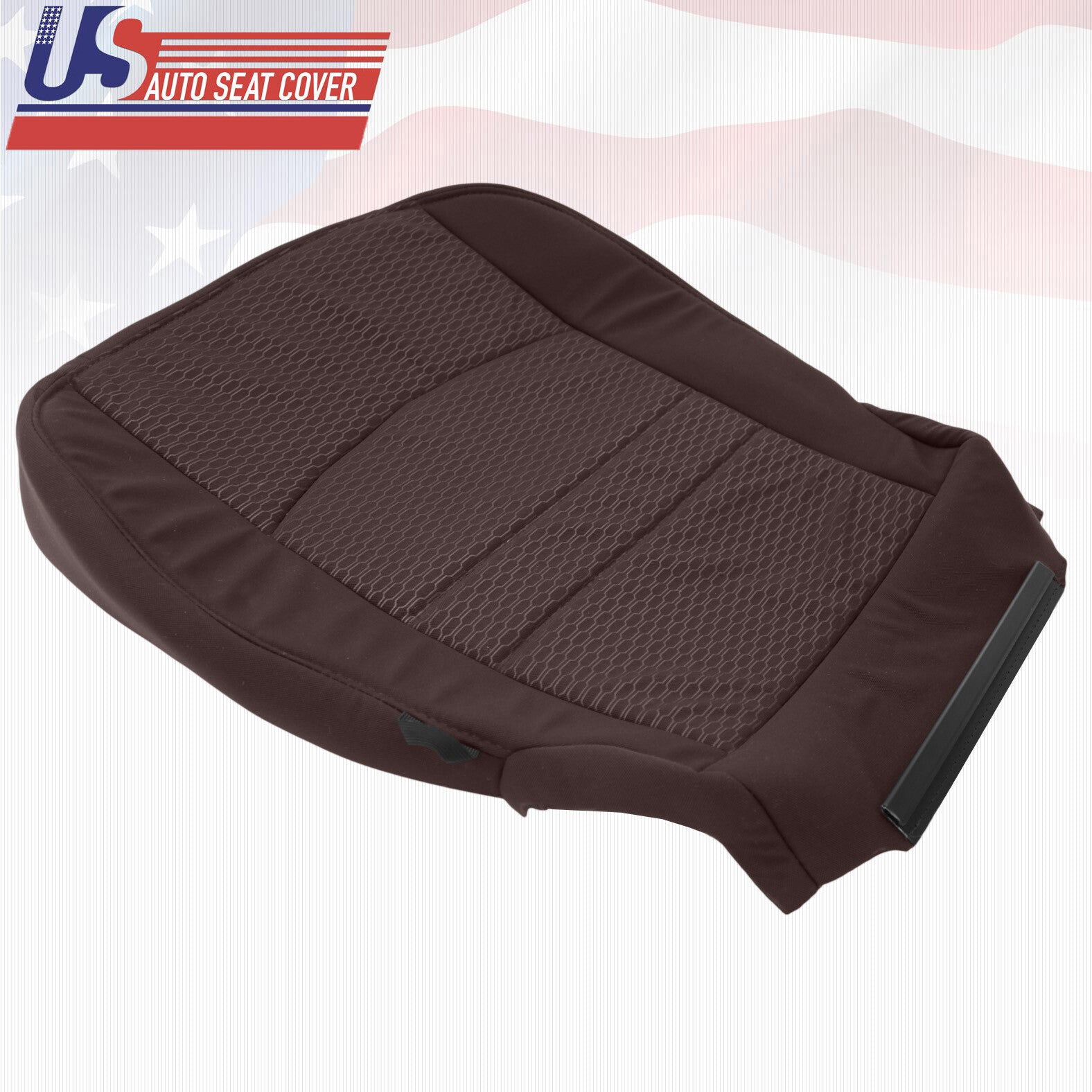 2013 to 2018 Fits Dodge Ram 2500 ST Passenger Bottom Cloth Seat Cover Brown