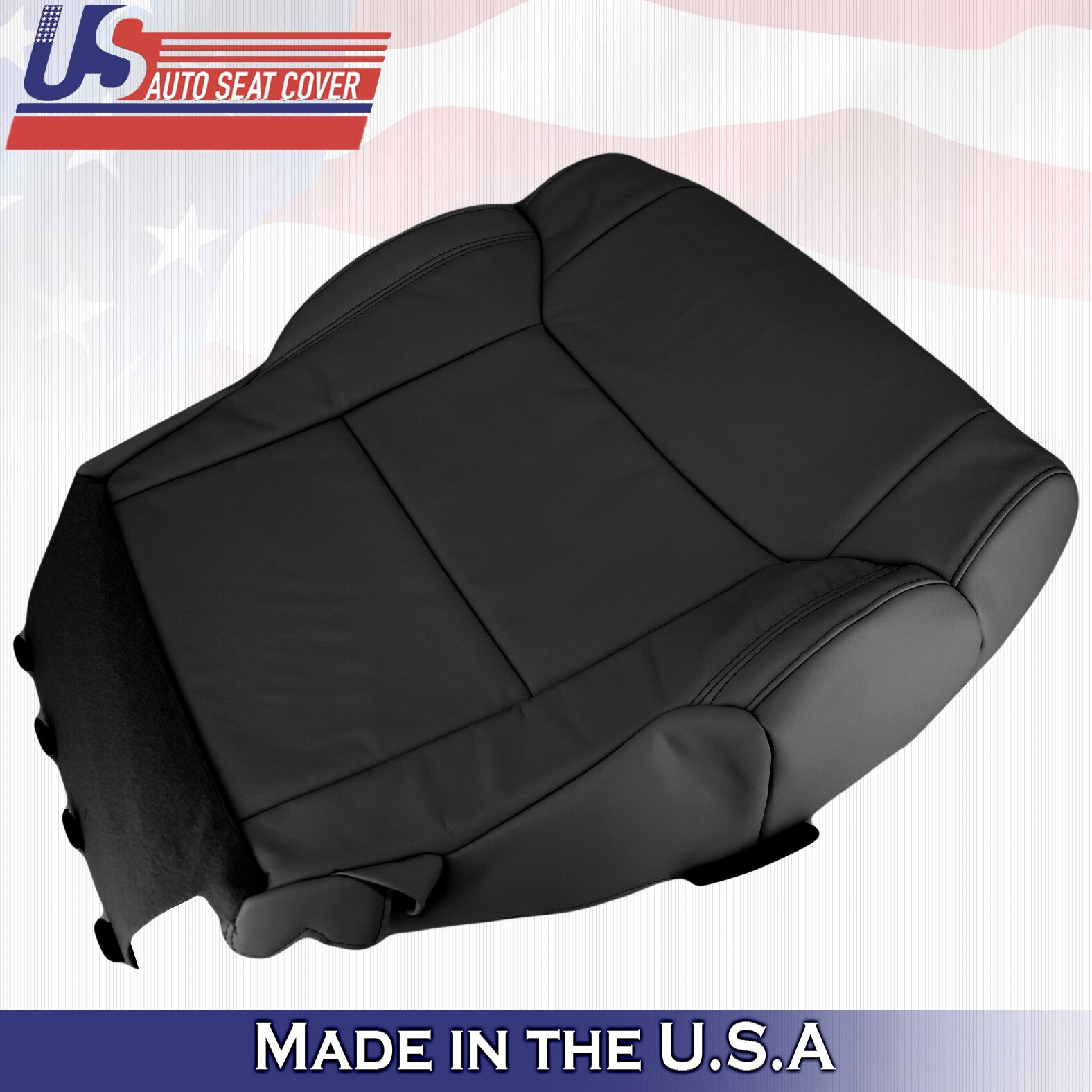 Driver Bottom Leather Cover Black Fits 2014 2015 2016 2017 2018 Toyota Tundra