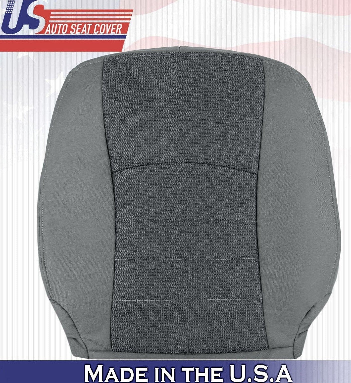 2017 2018 For Dodge Ram 1500 2500 3500 SLT Passenger Top Cloth Seat Cover Gray