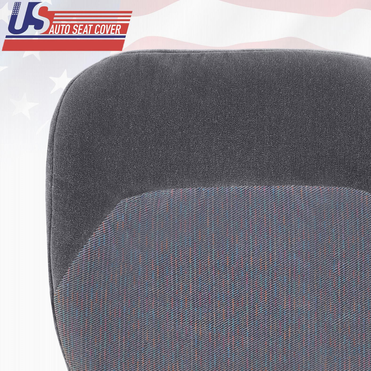 1994 95 1996 1997 Ford F150 F250 XLT Driver Bottom Cloth Seat Cover Opal Gray R6