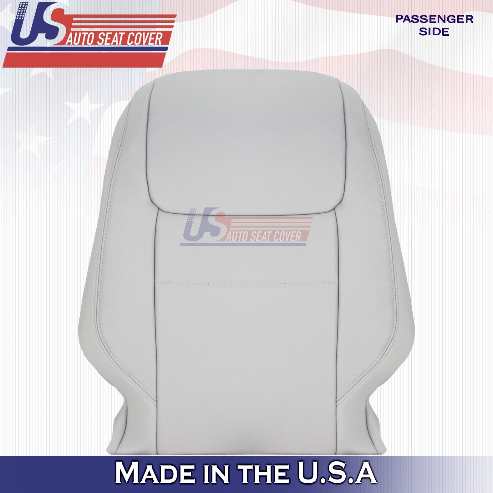 2017 to 2020 Fits Toyota Sienna Passenger Top Leather Seat Cover Gray