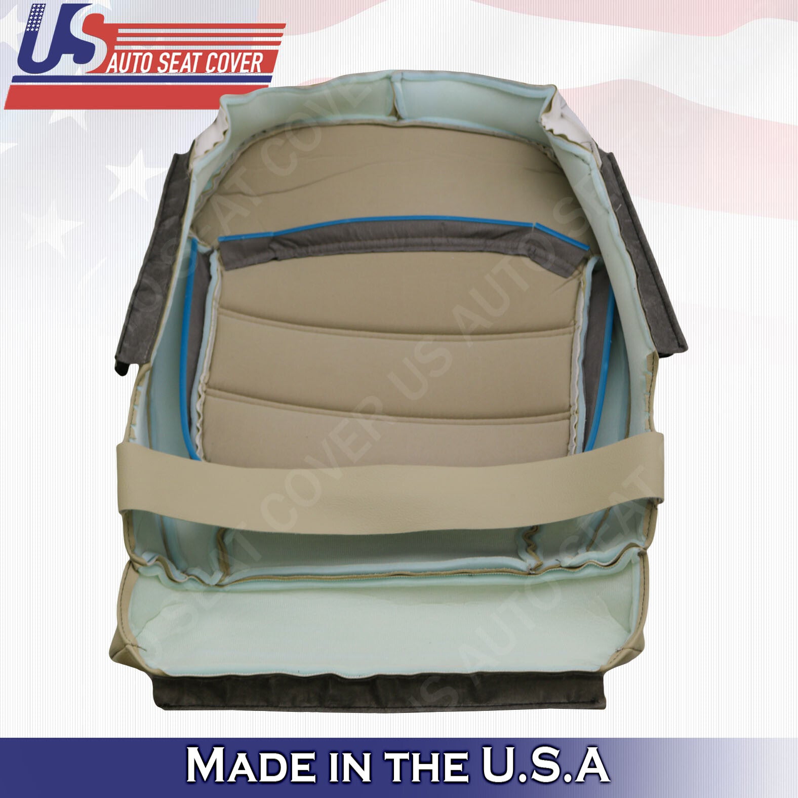 2012 -2020 Fits For Volkswagen Passat Front Driver Bottom Leather Seat Cover Tan