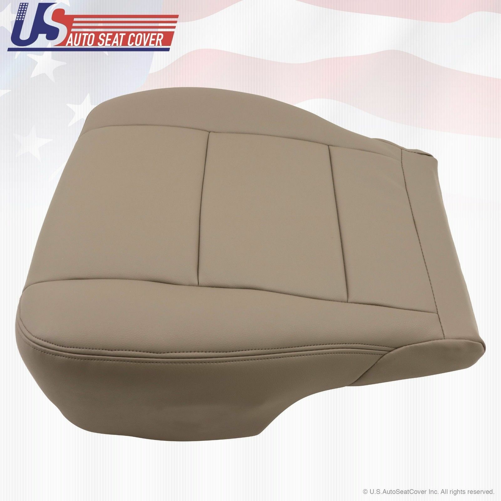 Fits 2001-2004 TOYOTA SEQUOIA Driver Passenger Bottom All Synthetic Leather Seat