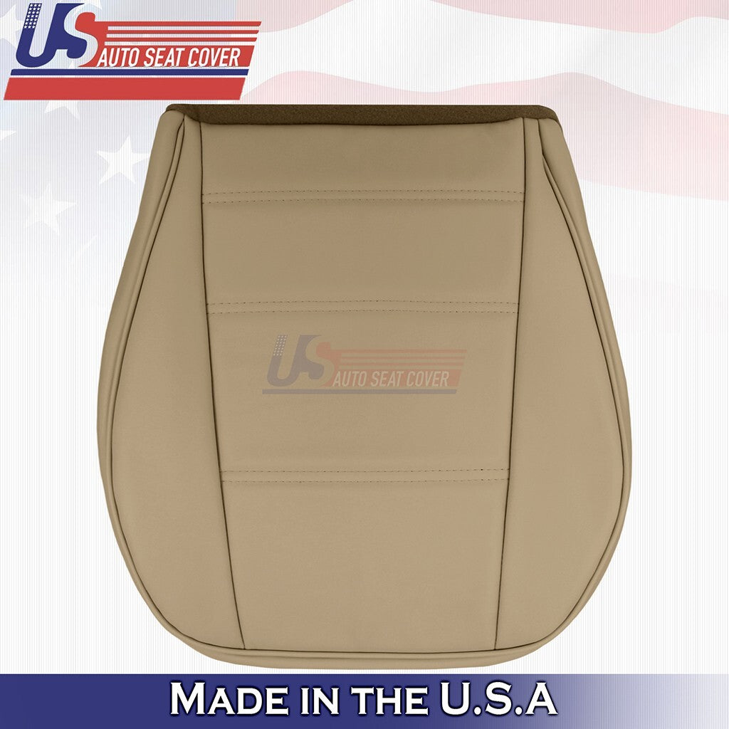 1999 -2004 FITS Ford Mustang V6 Driver Bottom Genuine Leather Seat Cover Tan