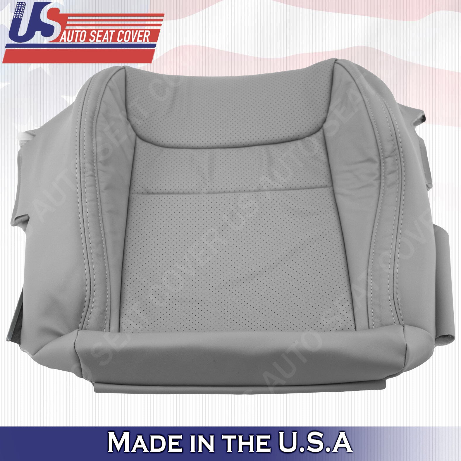 2001 2002 2003 Fits Toyota Highlander Driver Bottom Leather Seat Cover Gray