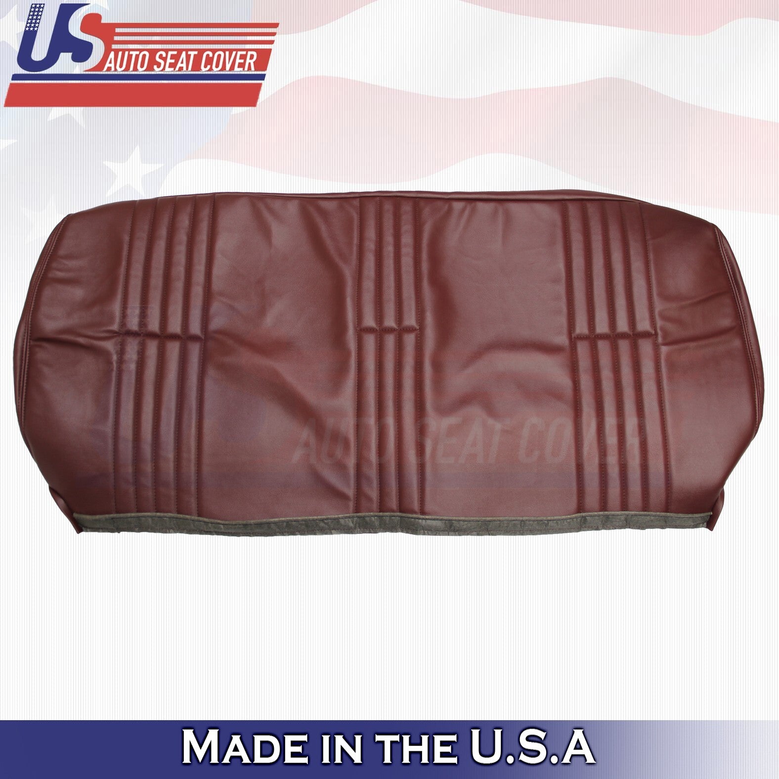 1997 For GMC Sierra C/K 1500 2500 3500 Front Top Bench Vinyl Seat Cover Red