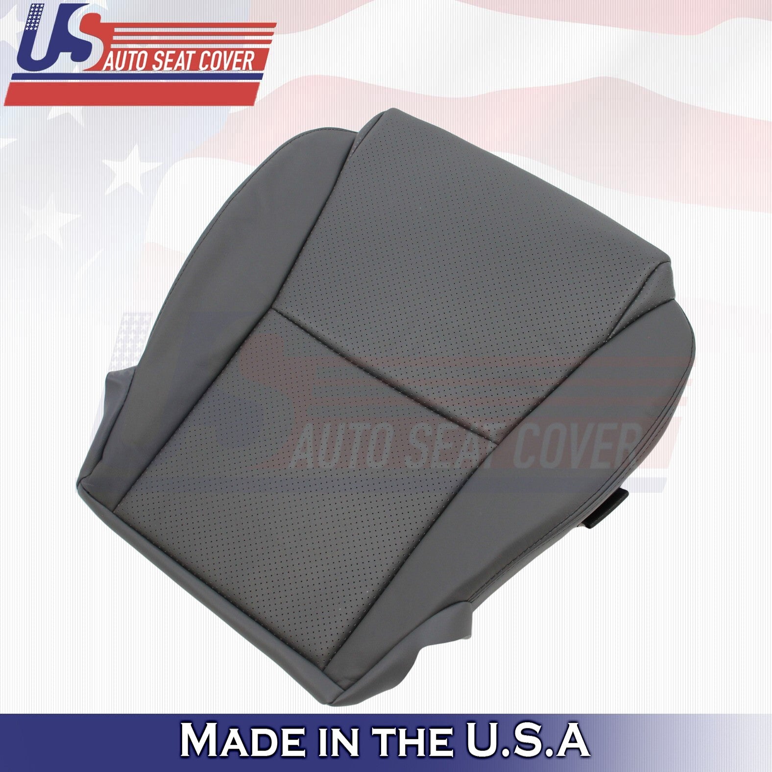 2004-2008 FOR Toyota Solara Driver Passenger Bottoms Leather Cover Dk Gray