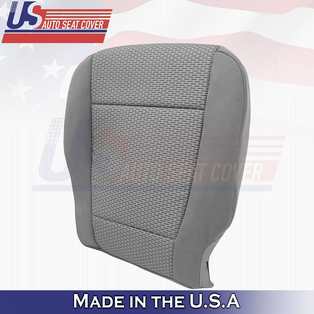 Passenger Bottom Cloth Seat Cover Med Gray 2015 to 2019 Fits Ford F150 XLT