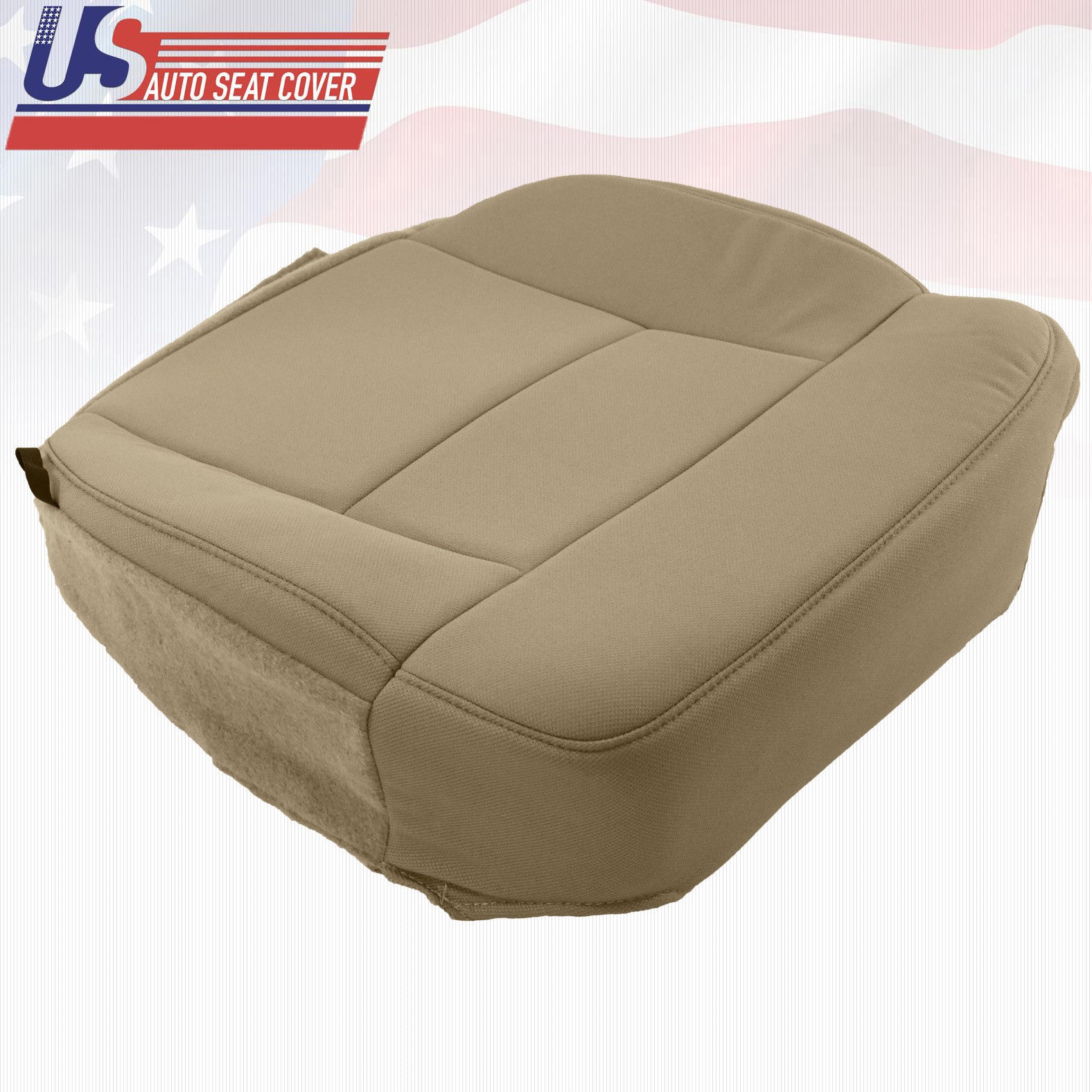 2004 2005 Ford F150 STX XL Driver Bottom Replacement Cloth Seat Cover Pebble Tan