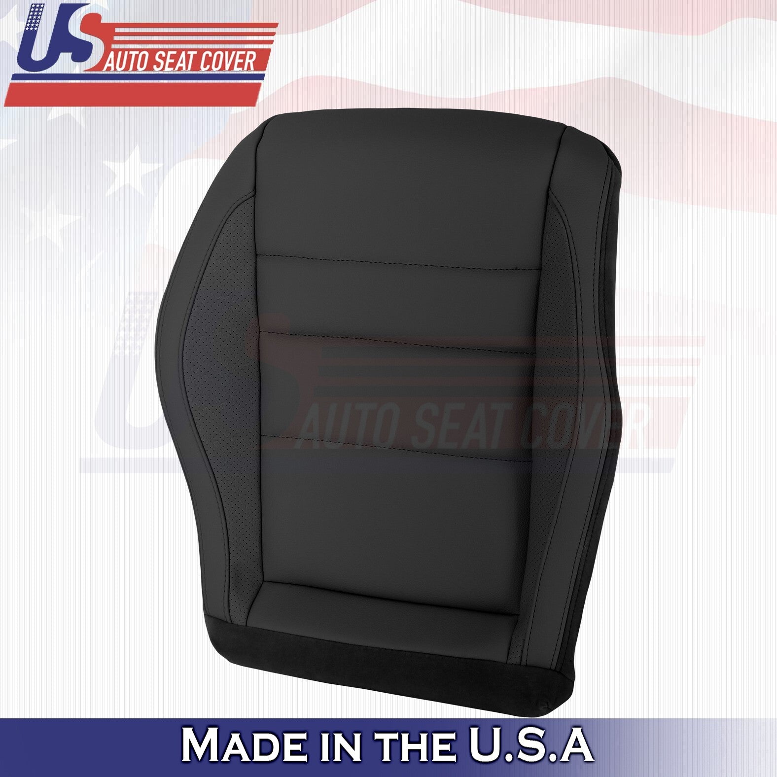 2010 to 2014 For Mercedes Benz E350 Coupe Driver Bottom Leather Seat Cover Black