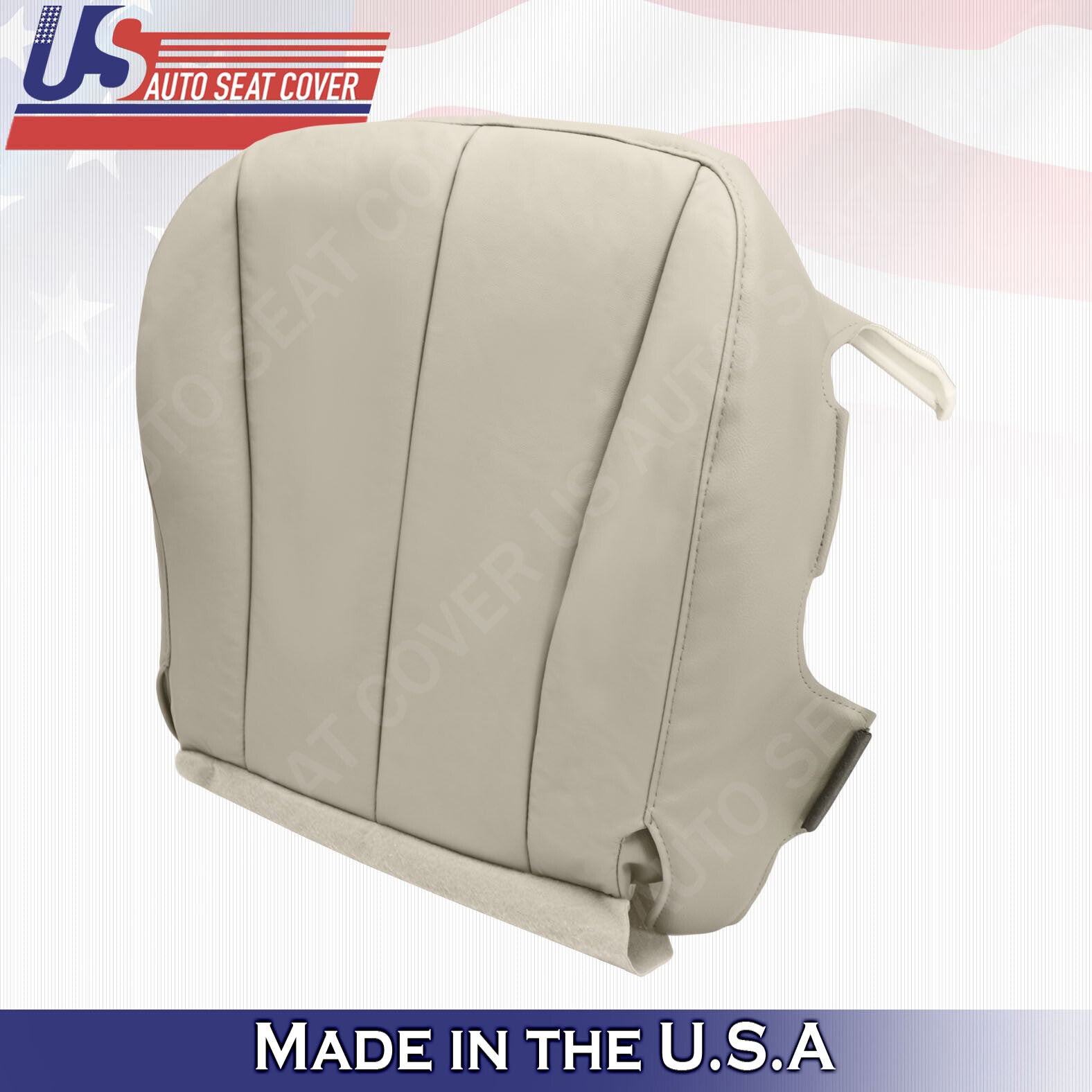 2007 to 2011 For Toyota Camry Driver Passenger Bottom Leather Seat Covers in Tan