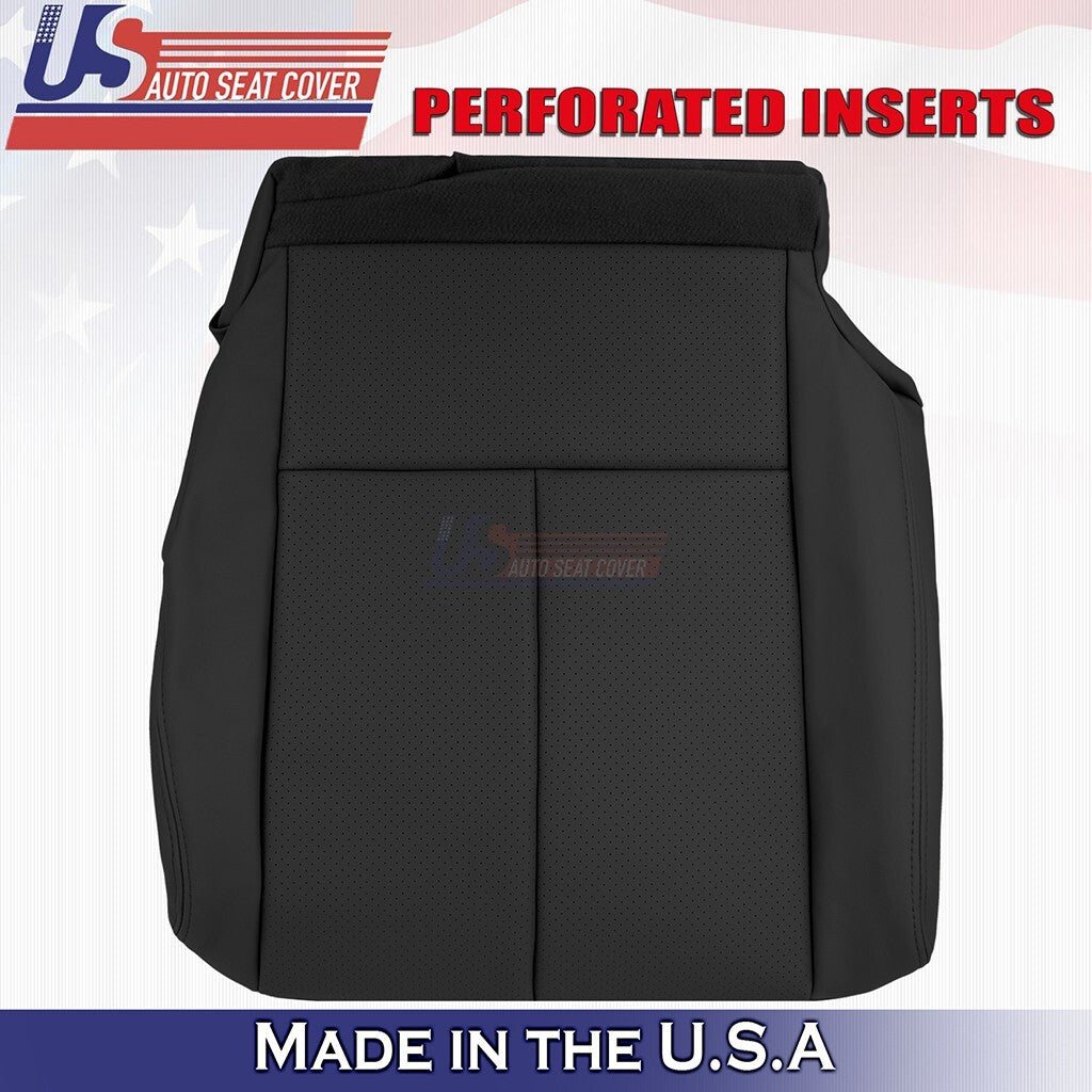 2015 to 2023 For Nissan Murano Driver & Passenger Bottoms Leather Cover Black