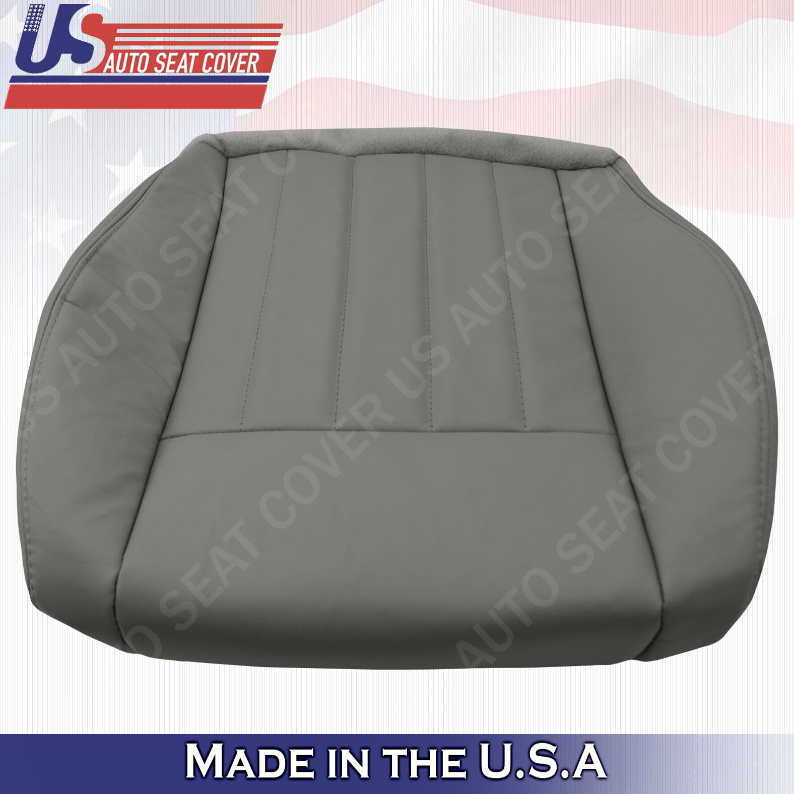 2005 2006 2007 For Jeep Liberty Limited DRIVER Bottom Leather Seat Cover Gray