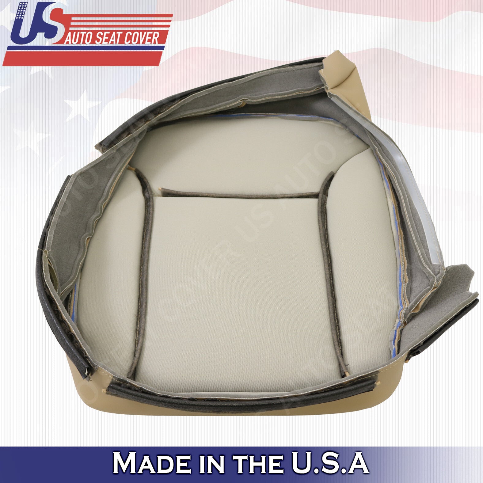 For 2010 2011 2012 Fit Mercedes Benz GL320 GL350 Driver Bottom Leather Cover Tan