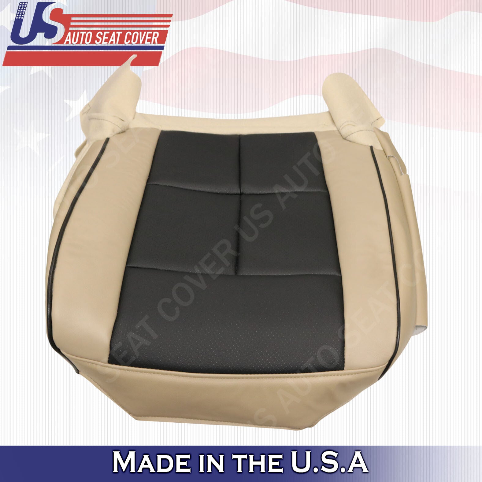 2011 2012  Lincoln Navigator Driver Bottom Perforated Cover two tone Tan Black