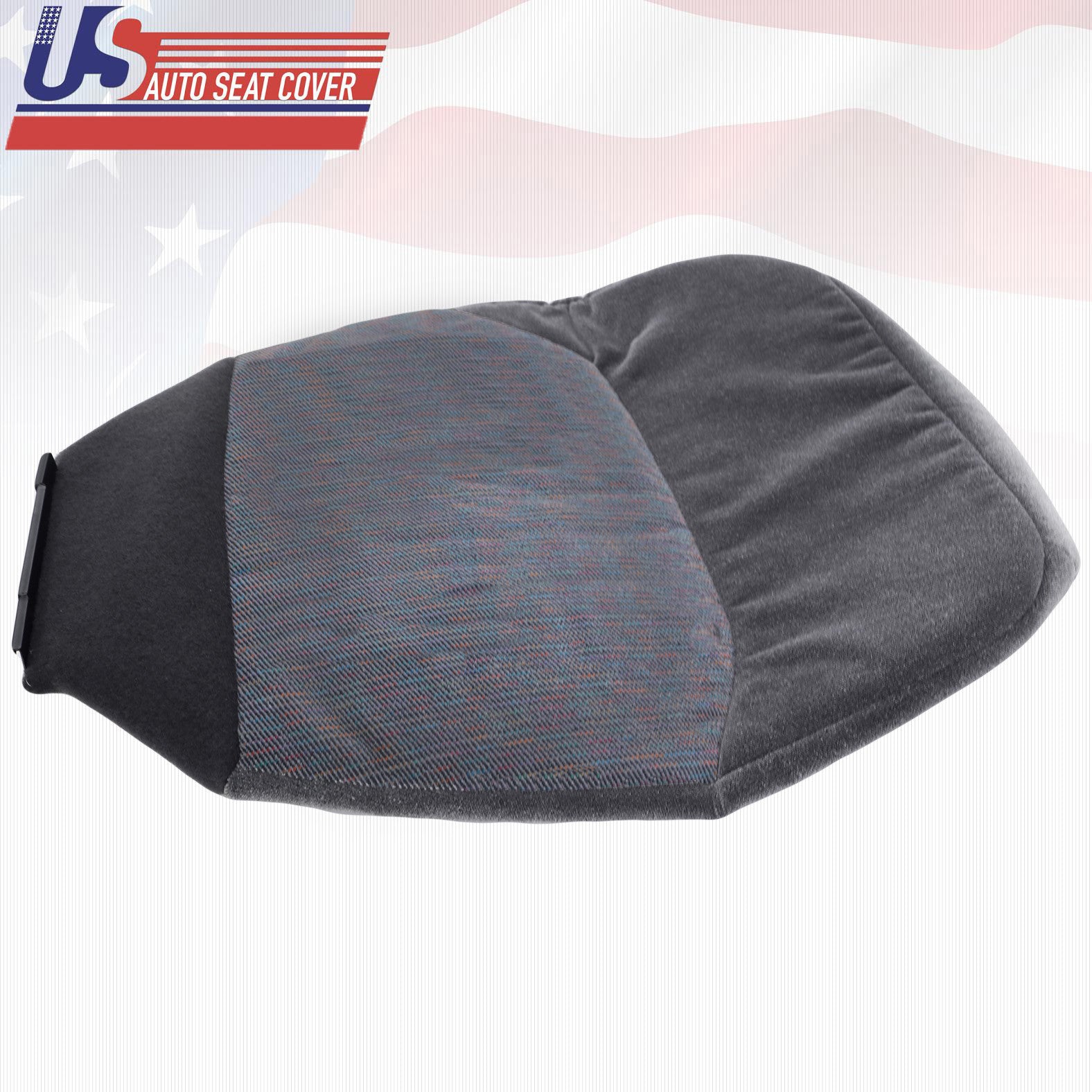 1997 Ford F350 F450 F550 XLT Driver Bottom Cloth Seat Cover Med Gray INT:J6 RJ64