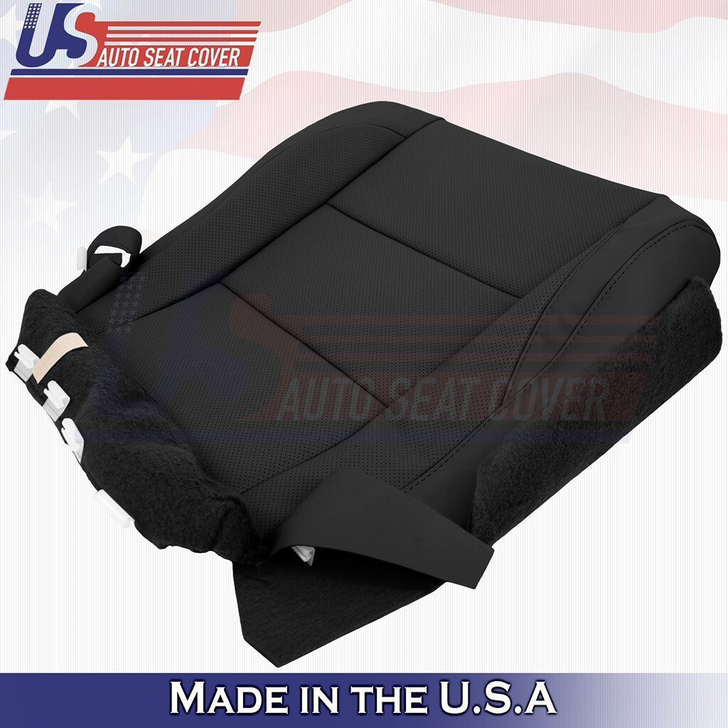 2014-2019 For Toyota Highlander Driver &Passenger Top Bottom Leather Cover Black