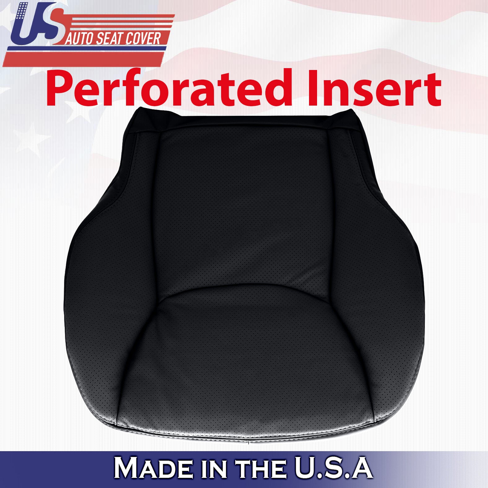 2000 to 2002 for Mercedes Benz S Class Passenger Bottom Leather Seat Cover Black