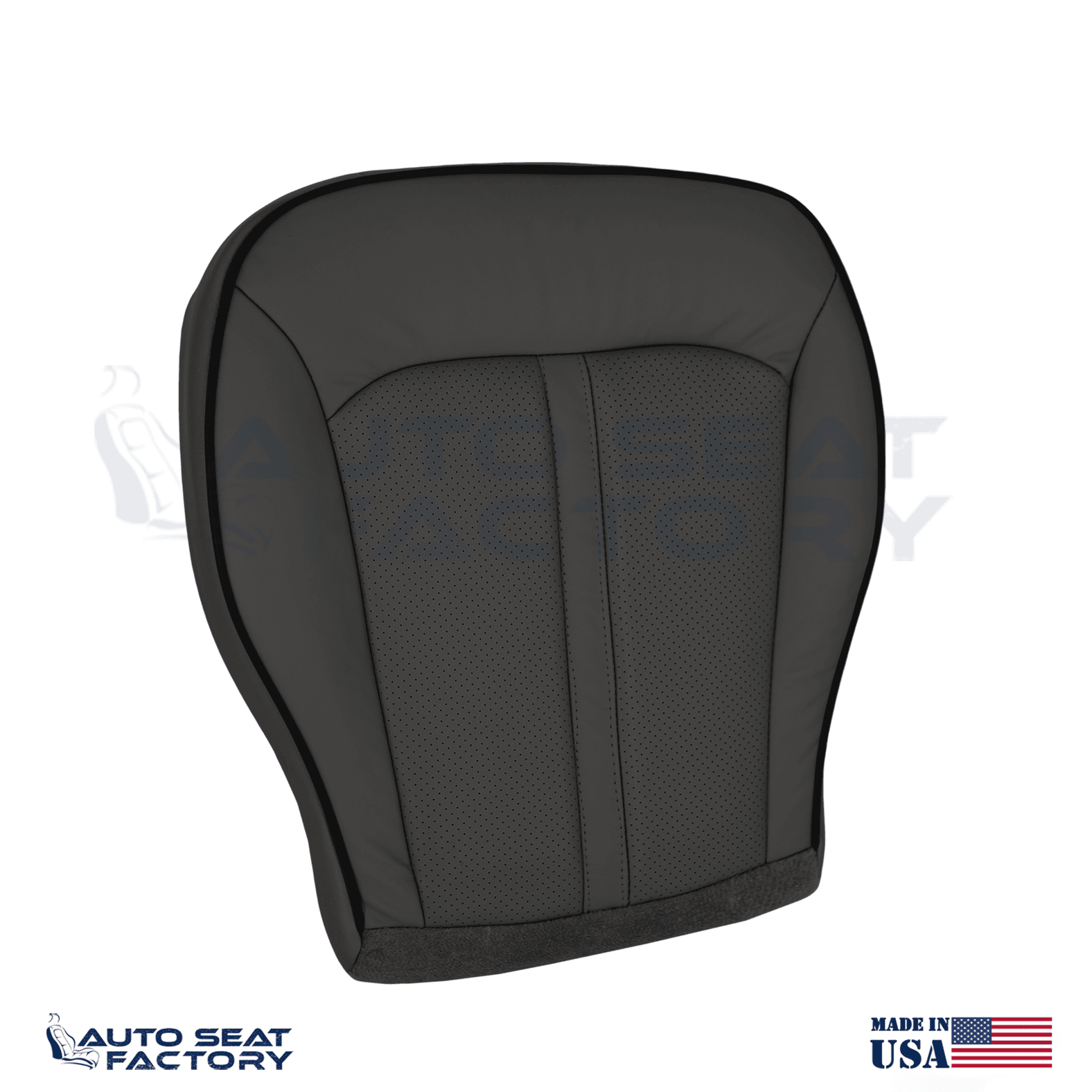 Replacement 2011 -2015 Lincoln MKX Perforated Black Vinyl Seat Covers 4PCS