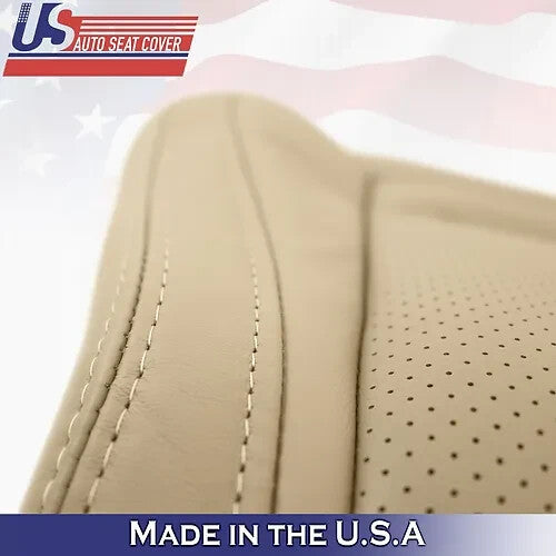 2001 2002 2003 For Toyota Highlander Driver& Passenger Bottom Leather Covers Tan