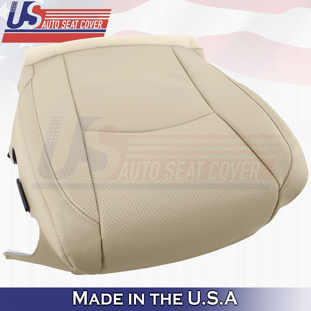 2003 to 2009 For Lexus RX350 Passenger Top & Bottom Synth Leather Perf Cover Tan