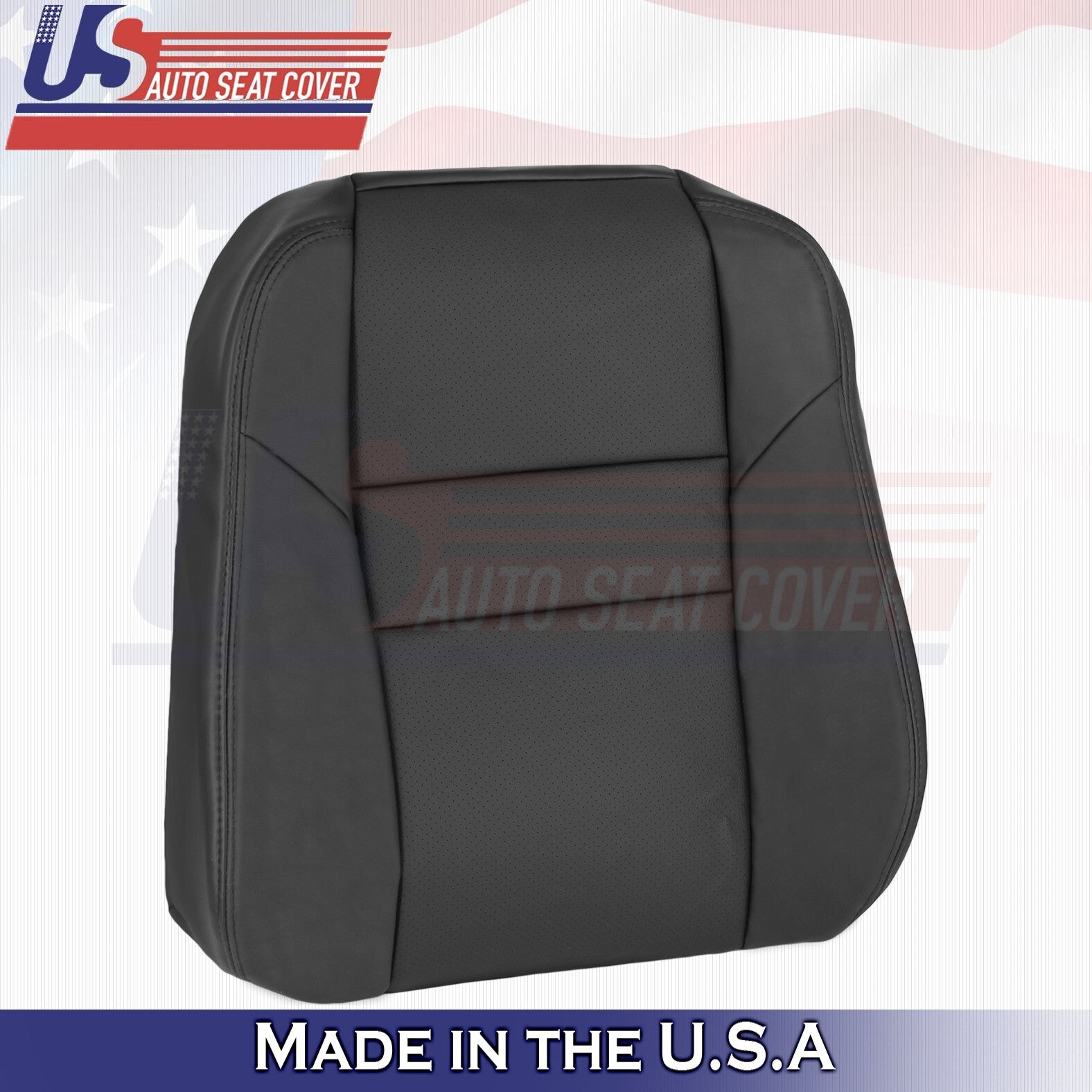 2004 2005 2006 2007 2008 For Acura TSX Passenger Top Perf Leather Seat Cover BLK